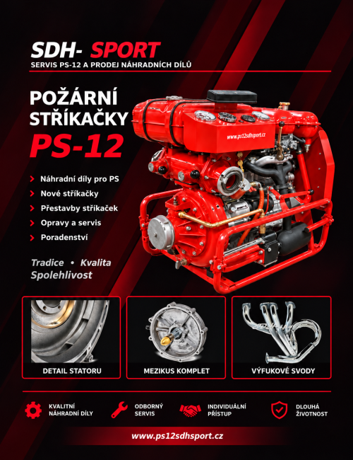 Požární stříkačky PS-12 – SDH-sport